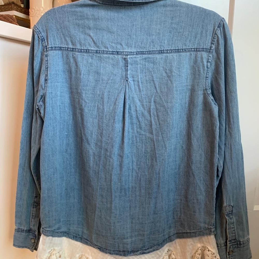 Denim Button Down - image 2